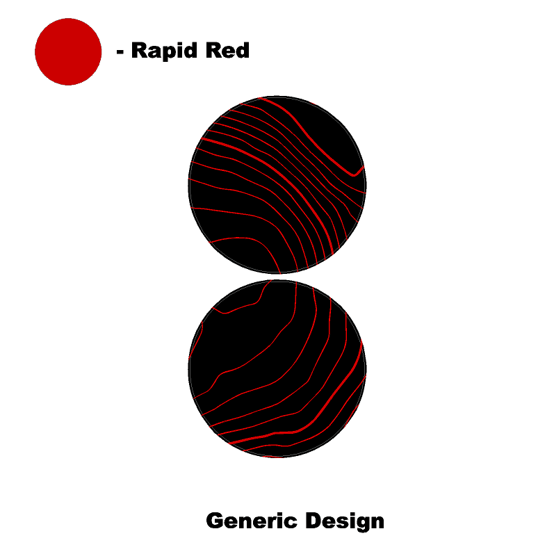 Topo Cup Holder Inserts (Printed Series + Acrylic) - 2021+ Bronco