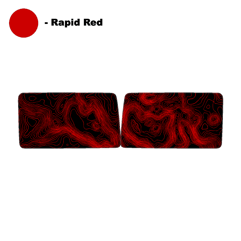 Topo Hardtop Side Window Overlays - 2021+ Bronco 4 Door