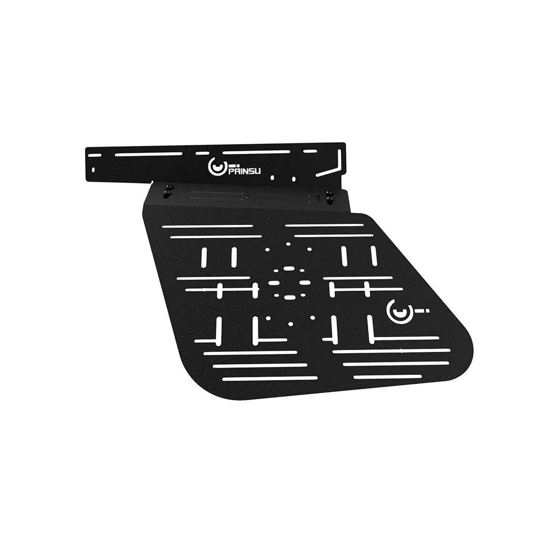 Toyota RAV4 rear cargo molle storage panel in black with slotted mounting design