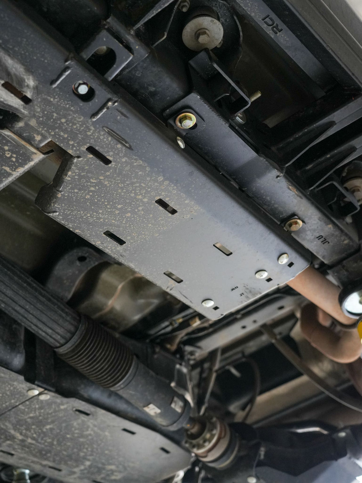 RCI exhaust skid plate for Jeep Wrangler JLU and Gladiator JT