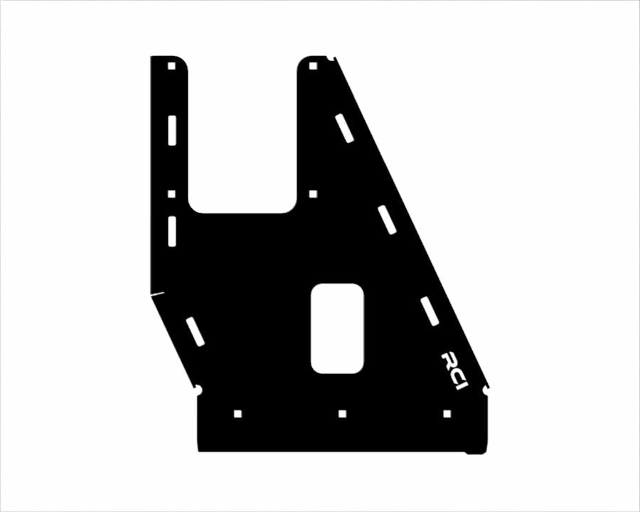RCI Transfer Case Skid Plate for 2018-2026 Jeep Wrangler JLU and 2020-2026 Gladiator JT