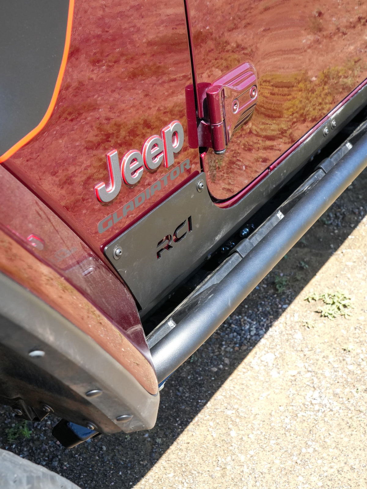 RCI rocker guard for 2020+ Jeep Gladiator JT