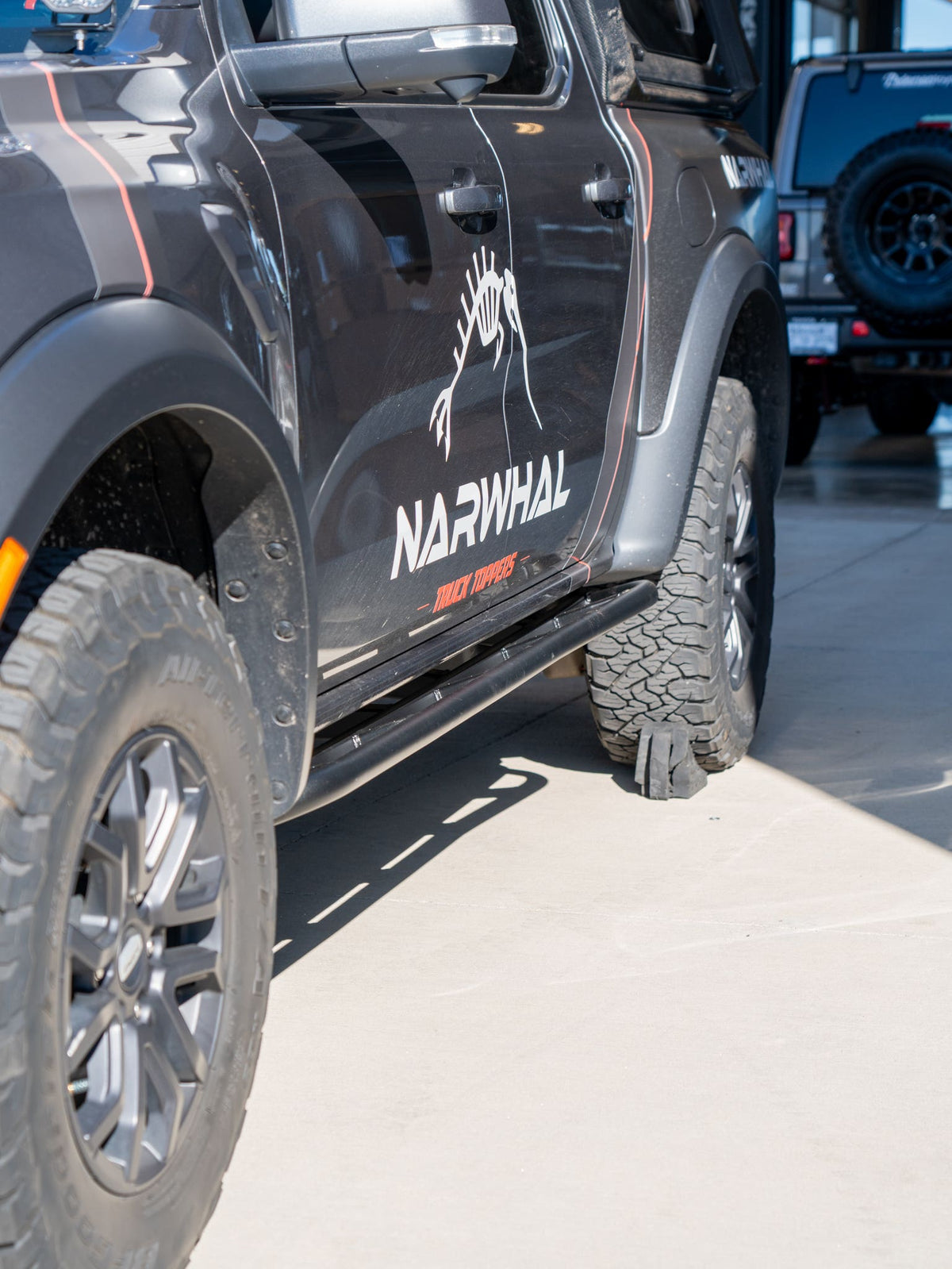 RCI rock sliders for 2024+ Ford Ranger Raptor