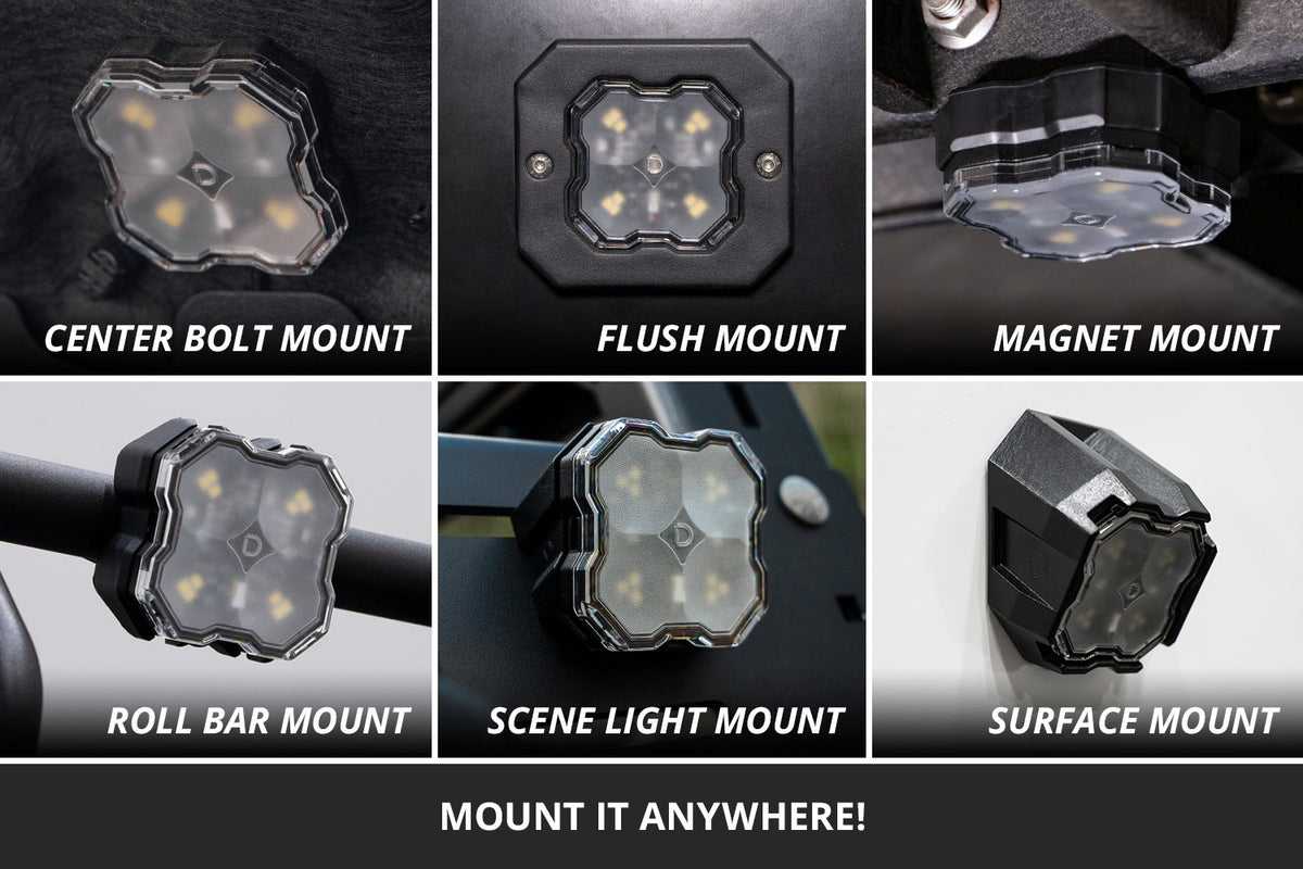 Diode Dynamics Stage Series LED rock light kit (8-pack) for 2024-2026 Toyota Tacoma