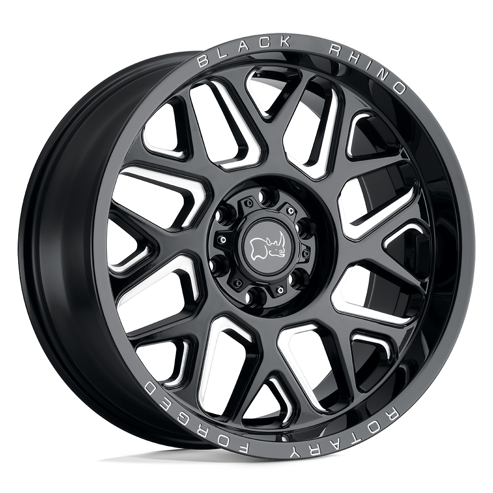 Black Rhino Reaper Wheel - Gloss Black & Milled