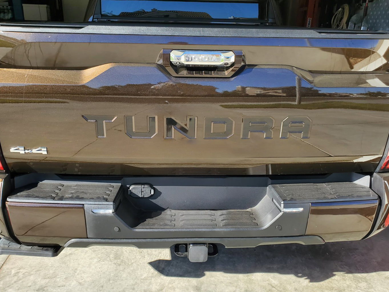 2022-2026 Toyota Tundra Rear Bumper Covers - Chrome Delete Overlays - BumperShellz