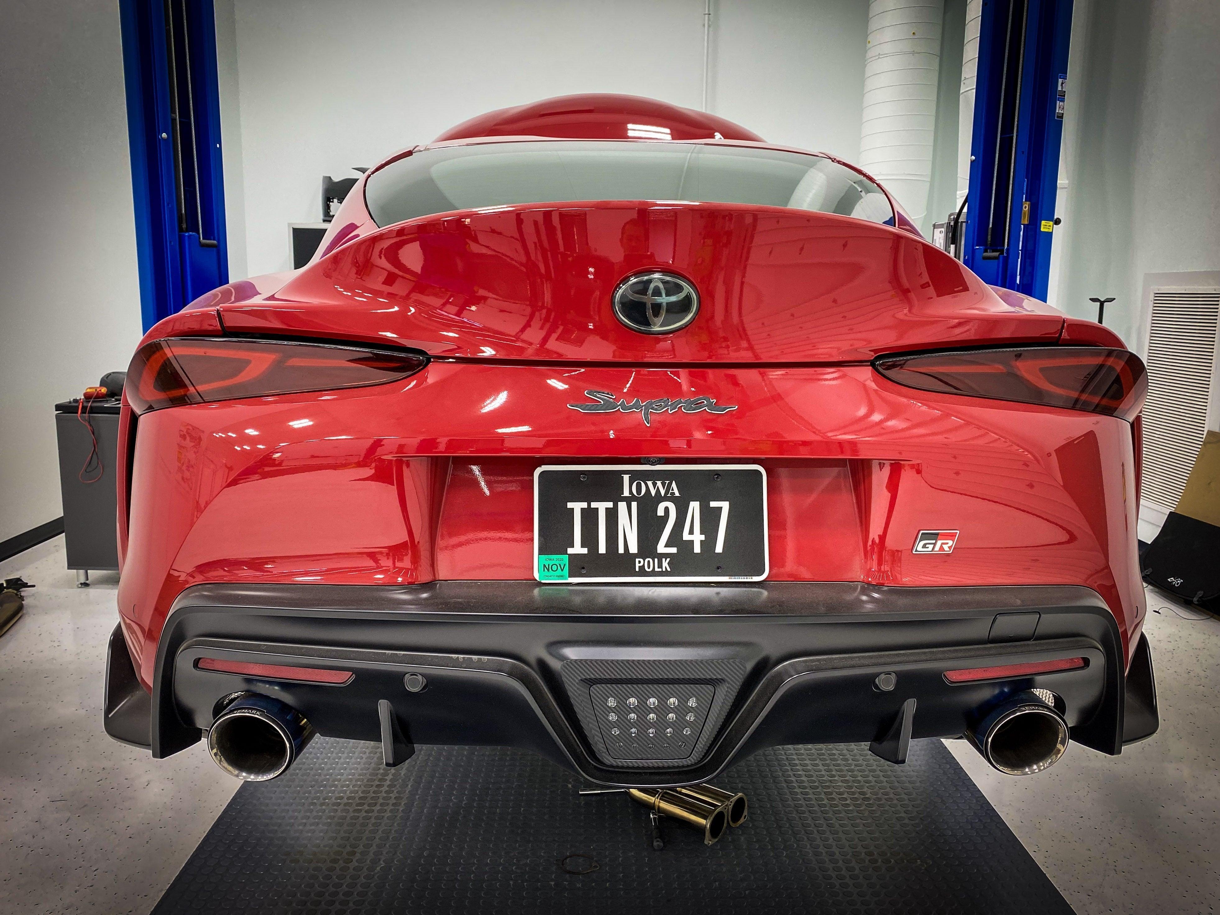 Rear Supra Emblem Overlay (Various Colors) - 2020+ Supra