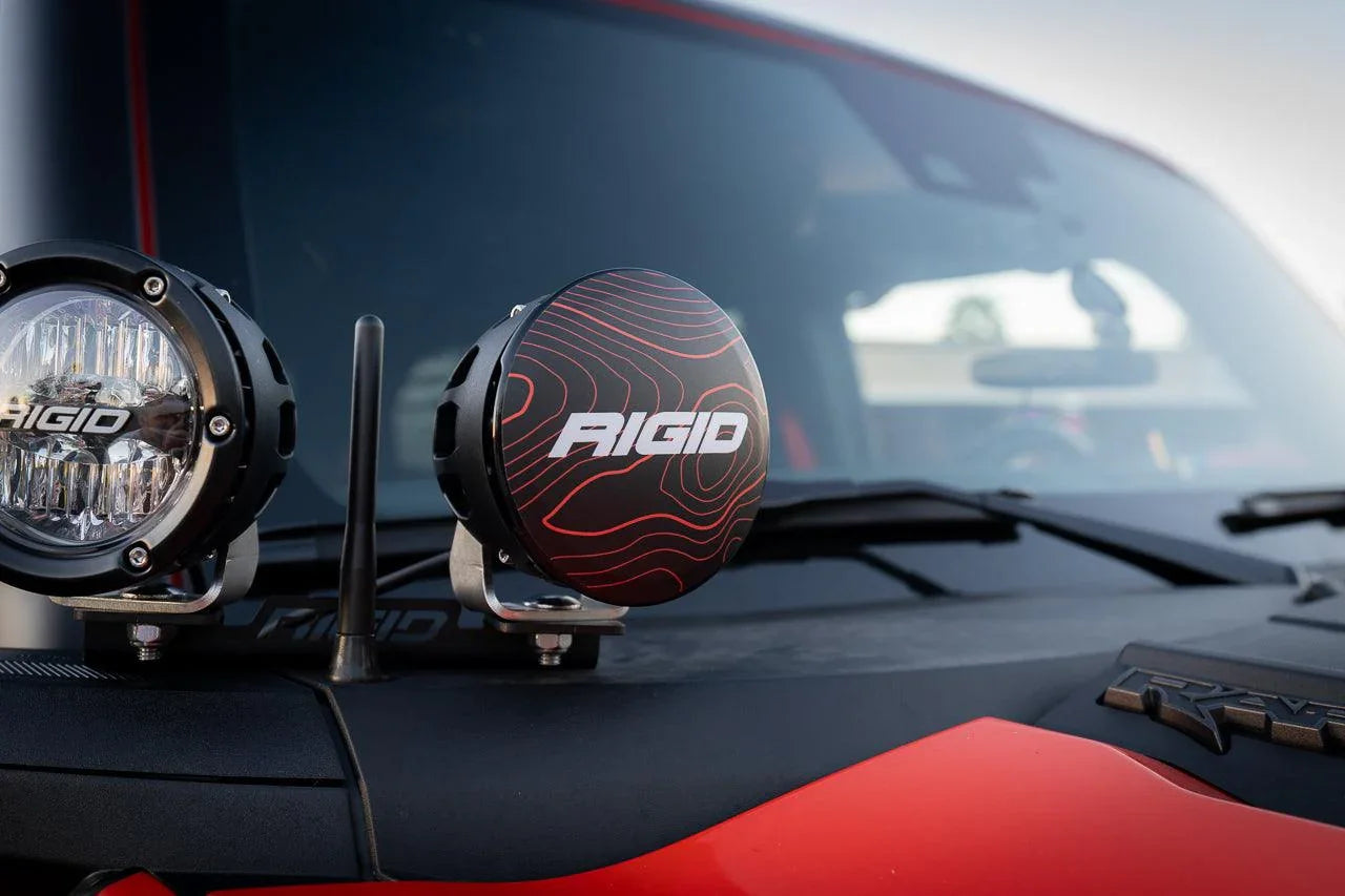 Rigid 360 Series 4" Light Cover Topo Overlays - Universal