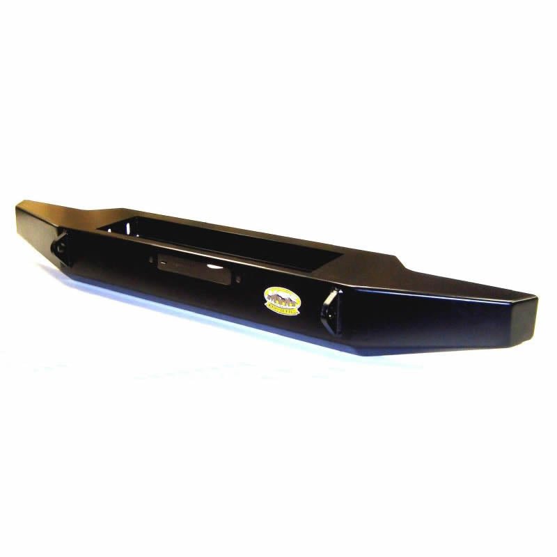 Straight black steel front bumper for Jeep Wrangler YJ 1987-1995, off-road accessory