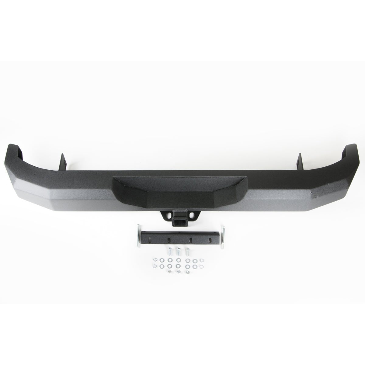 Rock-proof rear bumper with clevis mounts and hardware for Jeep Wrangler JK 2007-2018