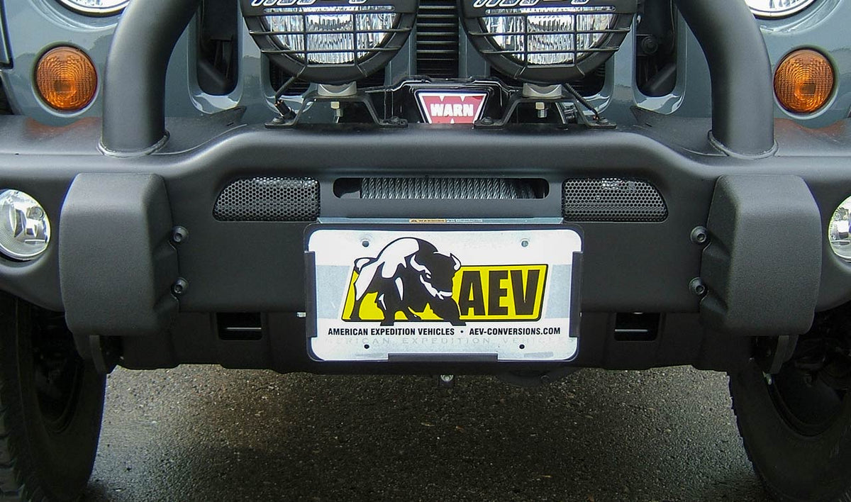 AEV Roller Fairlead License Plate Mounting Kit - image 2