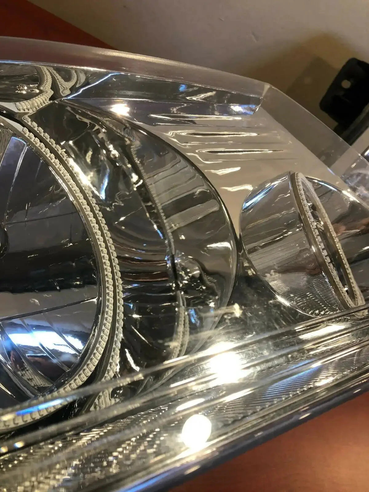 USED 2005-2008 FORD F-150 PRE-ASSEMBLED HEADLIGHTS- CHROME - AMBER 7043-005 - CLEARANCE