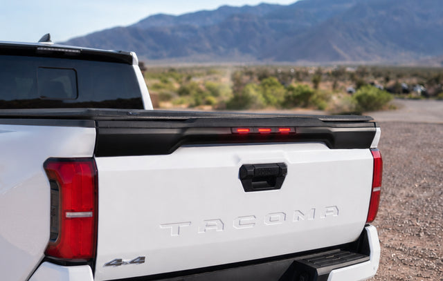 Ecoological PRO lighted tailgate spoiler applique for Toyota Tacoma 2024-2026