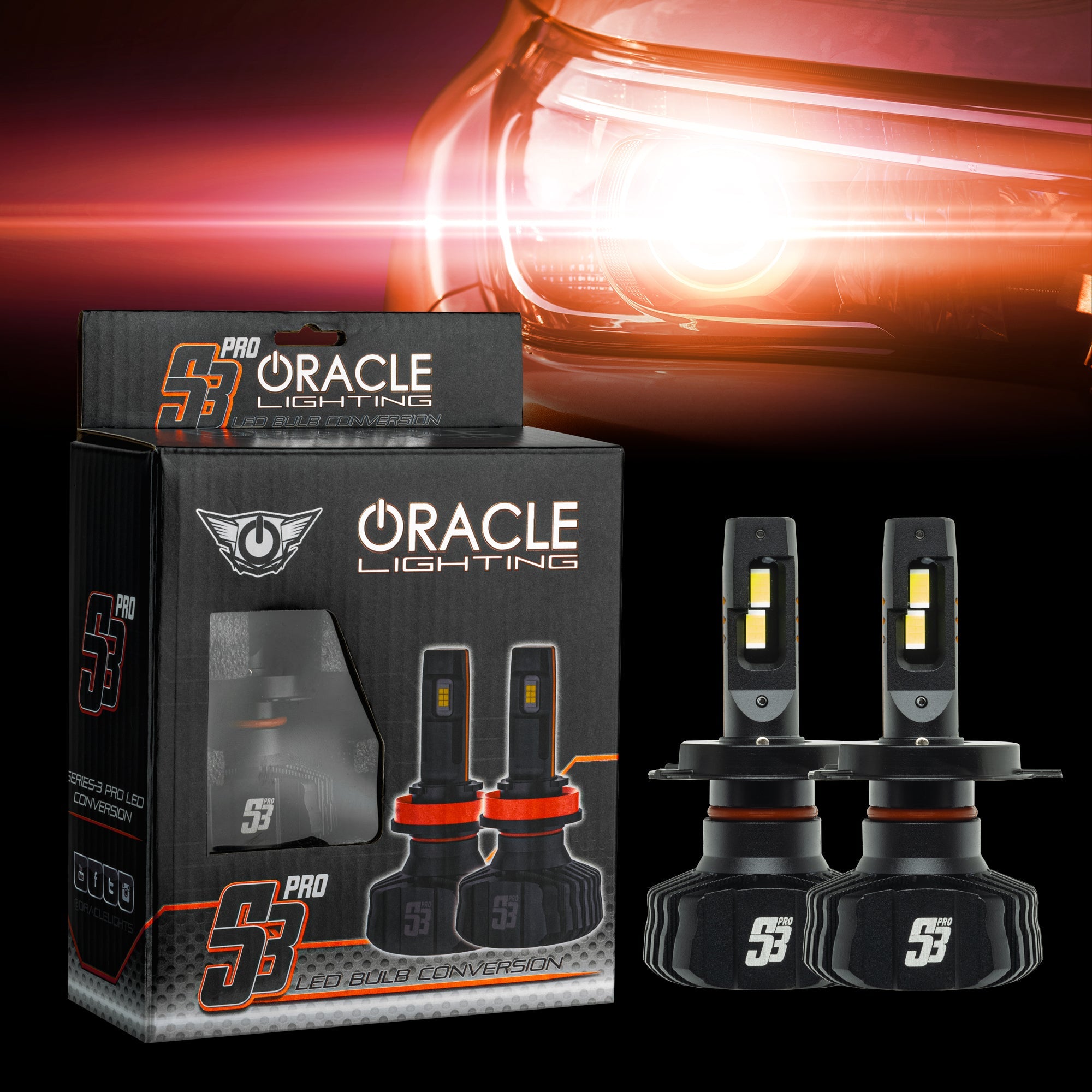 ORACLE Lighting 1996-2002 Toyota 4Runner H4 - S3 Pro LED Conversion Kit (High/Low Beam (Non-Projector))