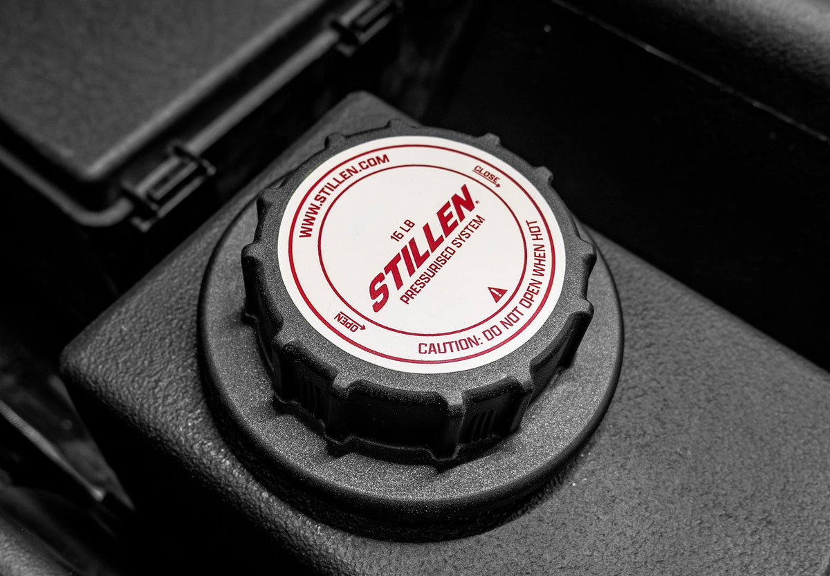 STILLEN intercooler reservoir relocation kit for 2022-2026 Toyota Tundra and Sequoia