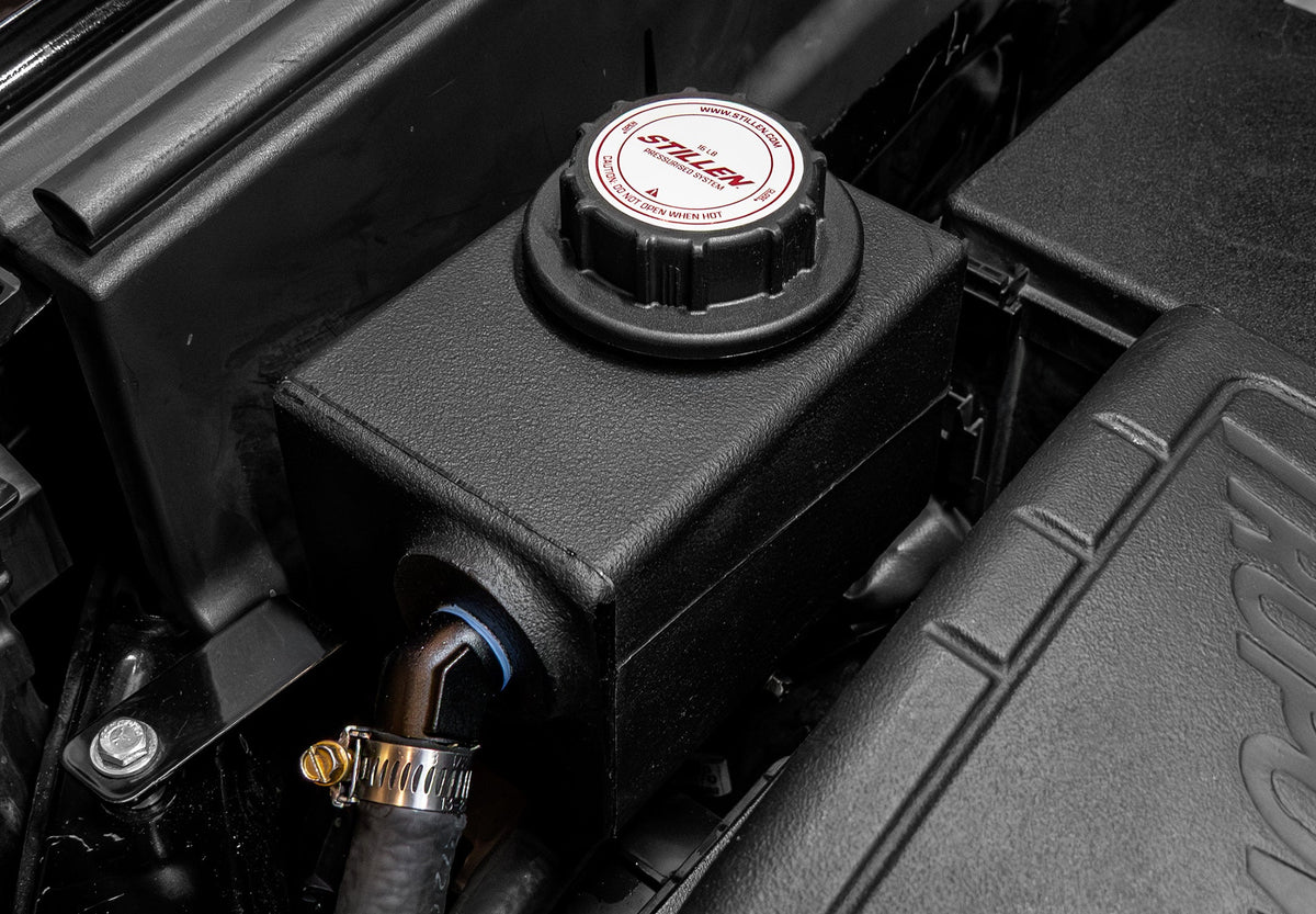 STILLEN intercooler reservoir relocation kit for 2022-2026 Toyota Tundra and Sequoia