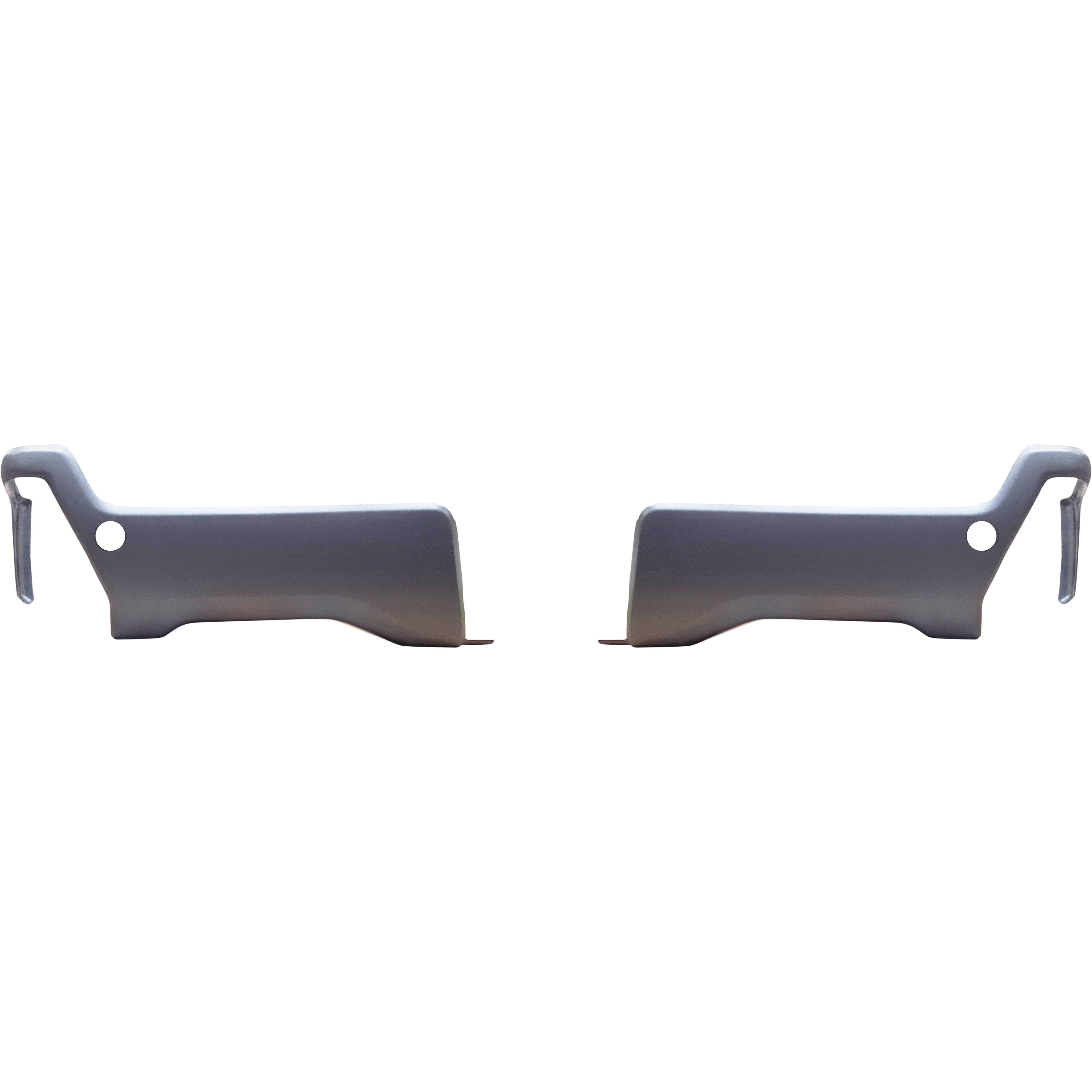 Rear Bumper covers with parking sensor holes for the Ford f250 or F350 in Paintable ABS, Chrome Delete Kit