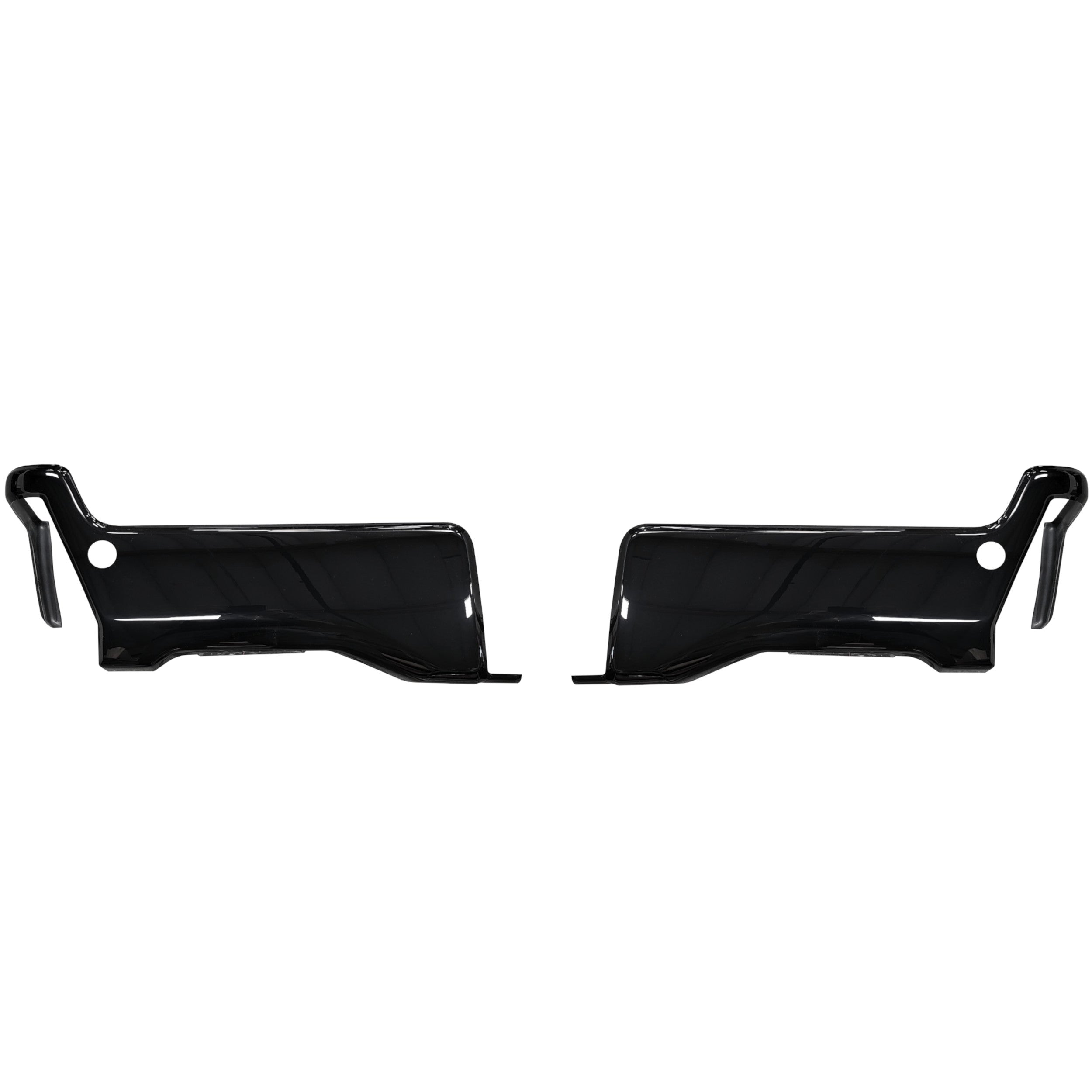 Gloss Black Rear BumperShellz for the Ford F250 or F350 with parking sensor hole cut-outs