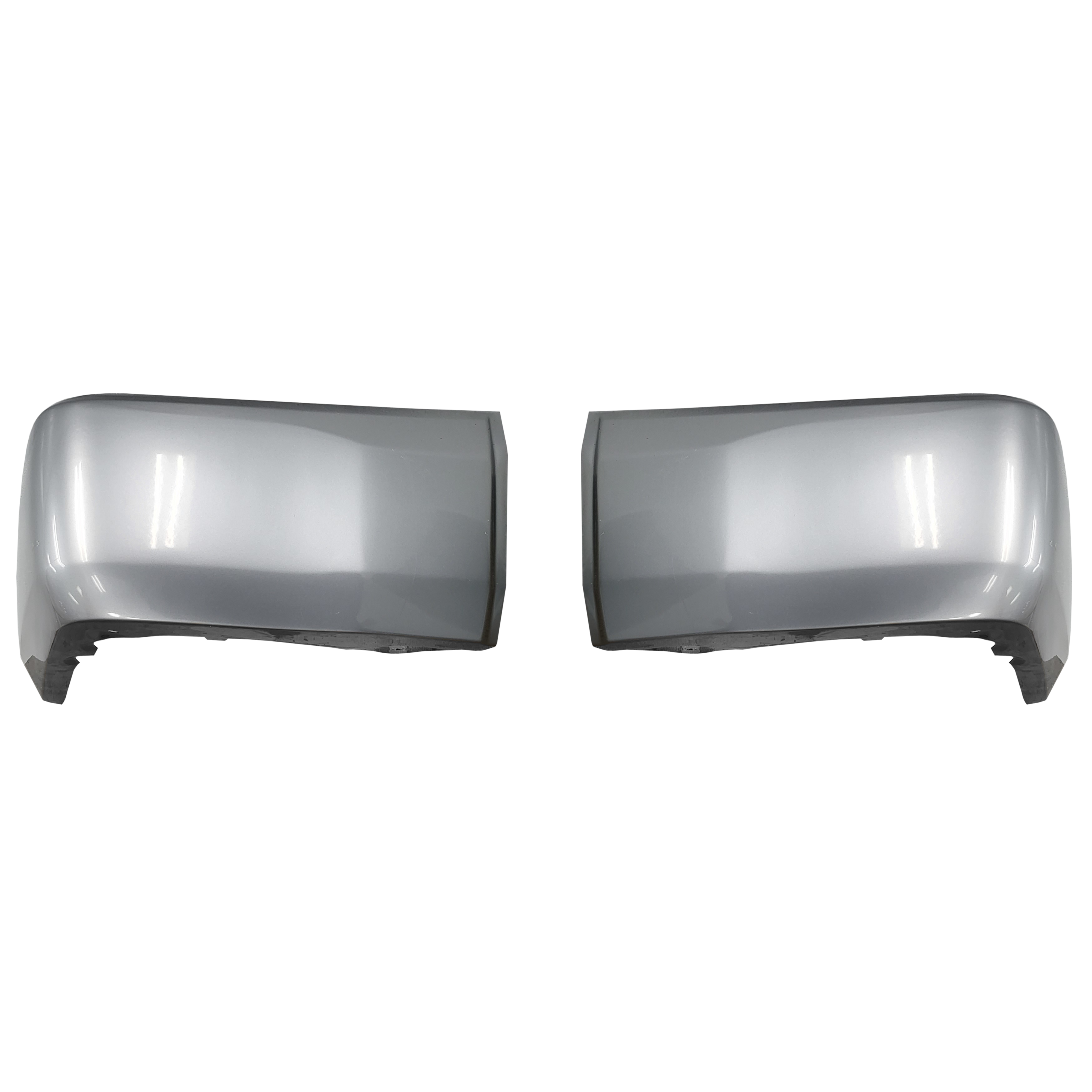 Silver Sky Metallic (Color Code: 1D6) BumperShellz Rear Bumper Overlays for 2014-2021 Toyota Tundra, Without Sensor Holes – Perfect for a Sleek, Streamlined Rear Bumper Look
