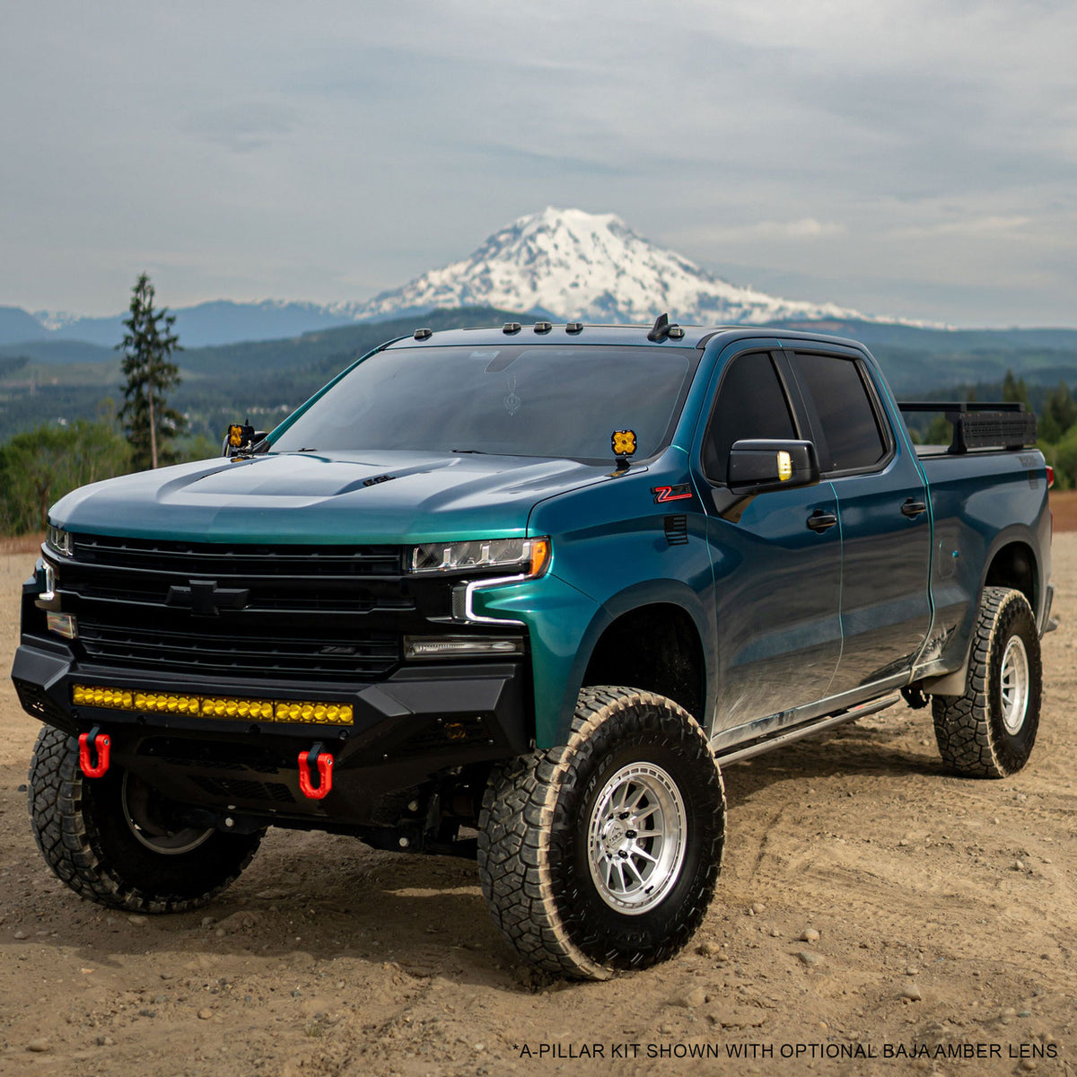 Baja Designs Squadron 2.0 Pro A-Pillar Light Kit - Chevy 2019-2026 Silverado 1500