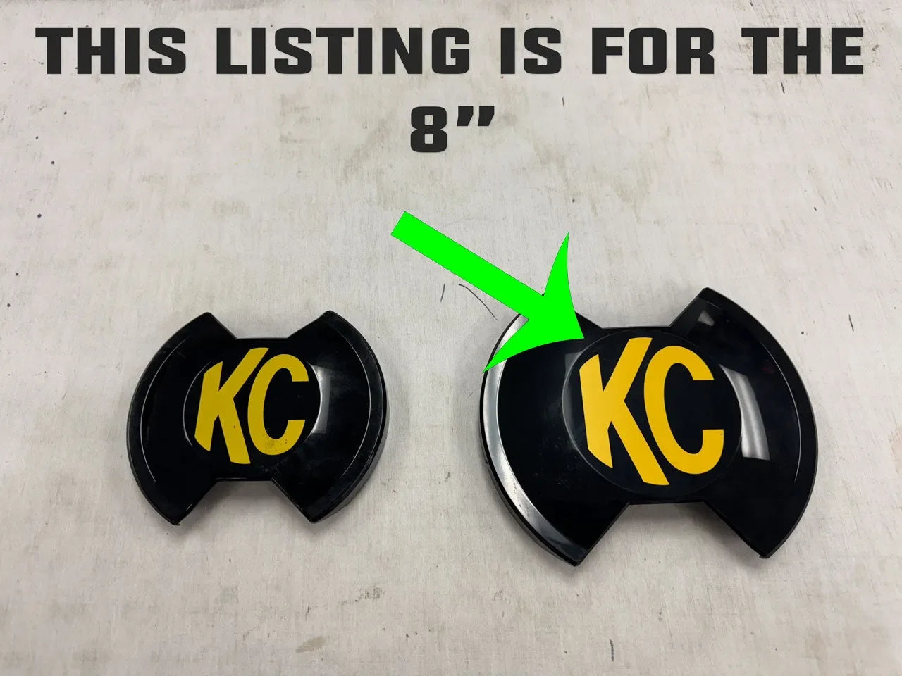 StickerFab KC HiLITES 8" SlimLite LED Cover Topo Overlays - Universal