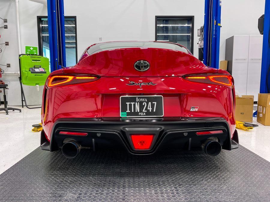 Smoked or Red Aftermarket F1 Overlay - 2020+ Supra