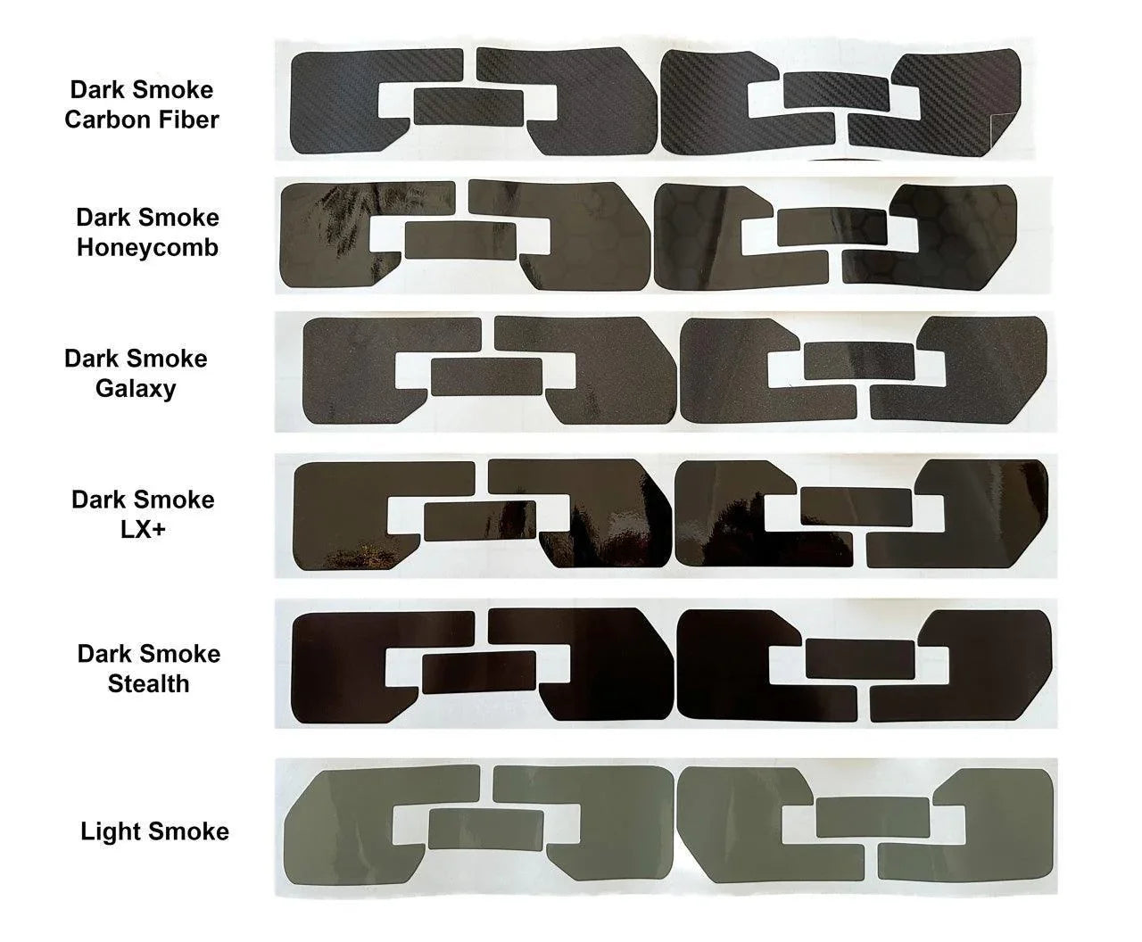 Smoked Sidemarker Overlays (Front Only) - 2016-2023 Tacoma