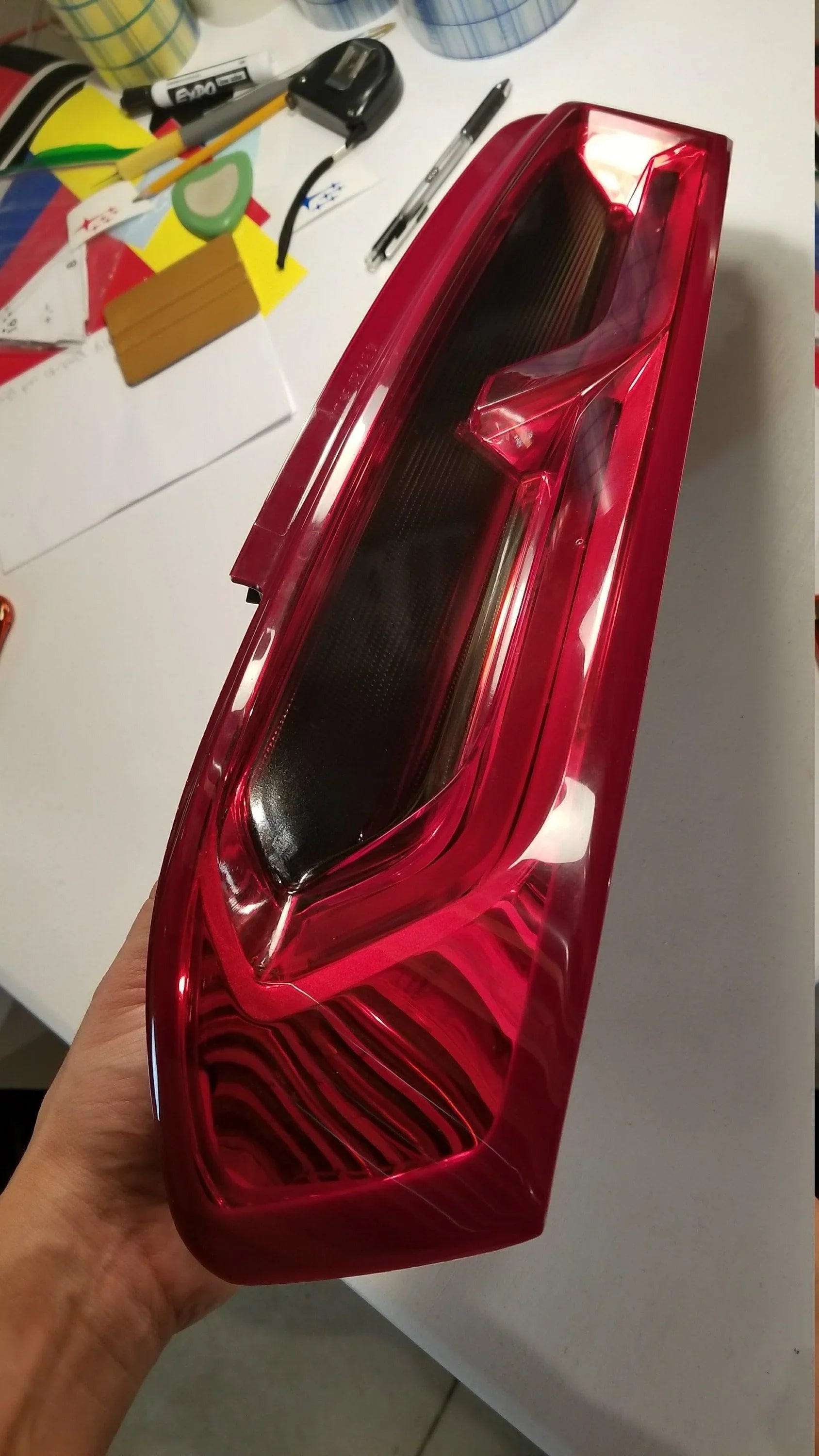 Smoked Tail Light Overlays - 2016-2018 Chevrolet Camaro