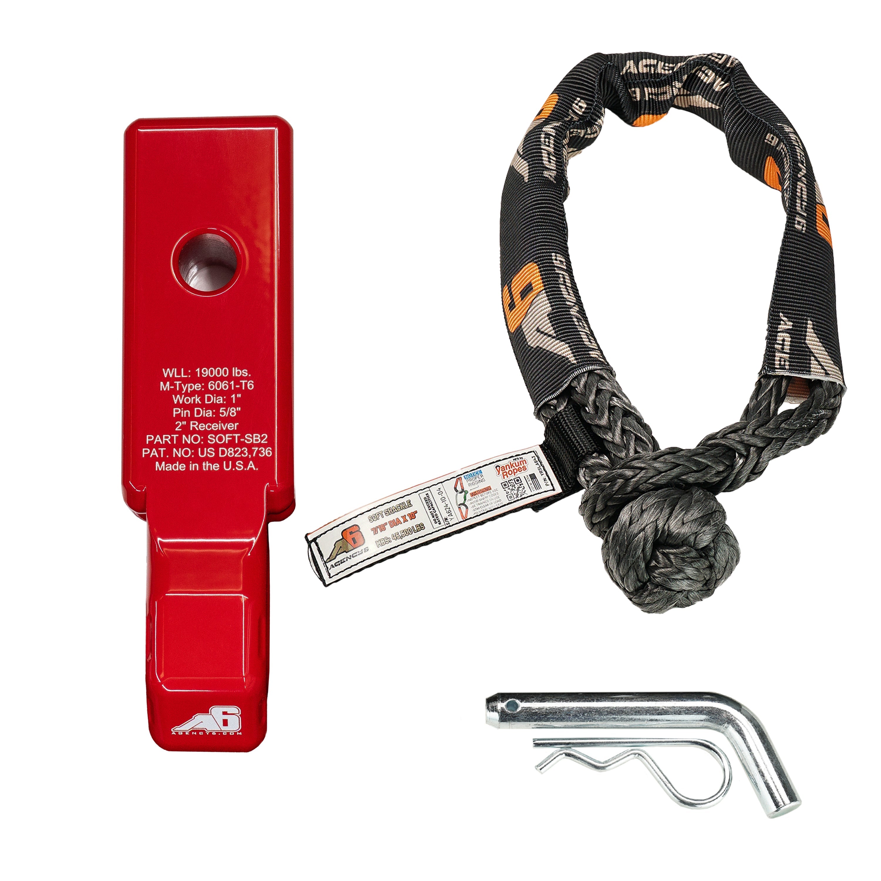 Soft Shackle Block 2 Inch Assembly