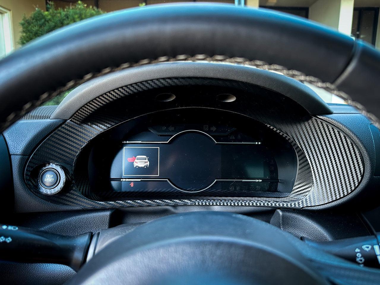 Speedometer Cluster 3D Carbon Overlay (5 Pieces) - 2022+ BRZ / GR86