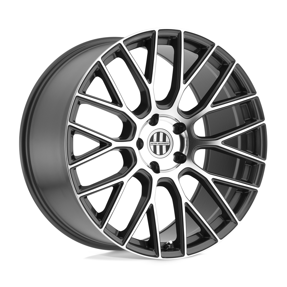 Victor Equipment Stabil Wheel - Gunmetal w/ Mirror Cut Face