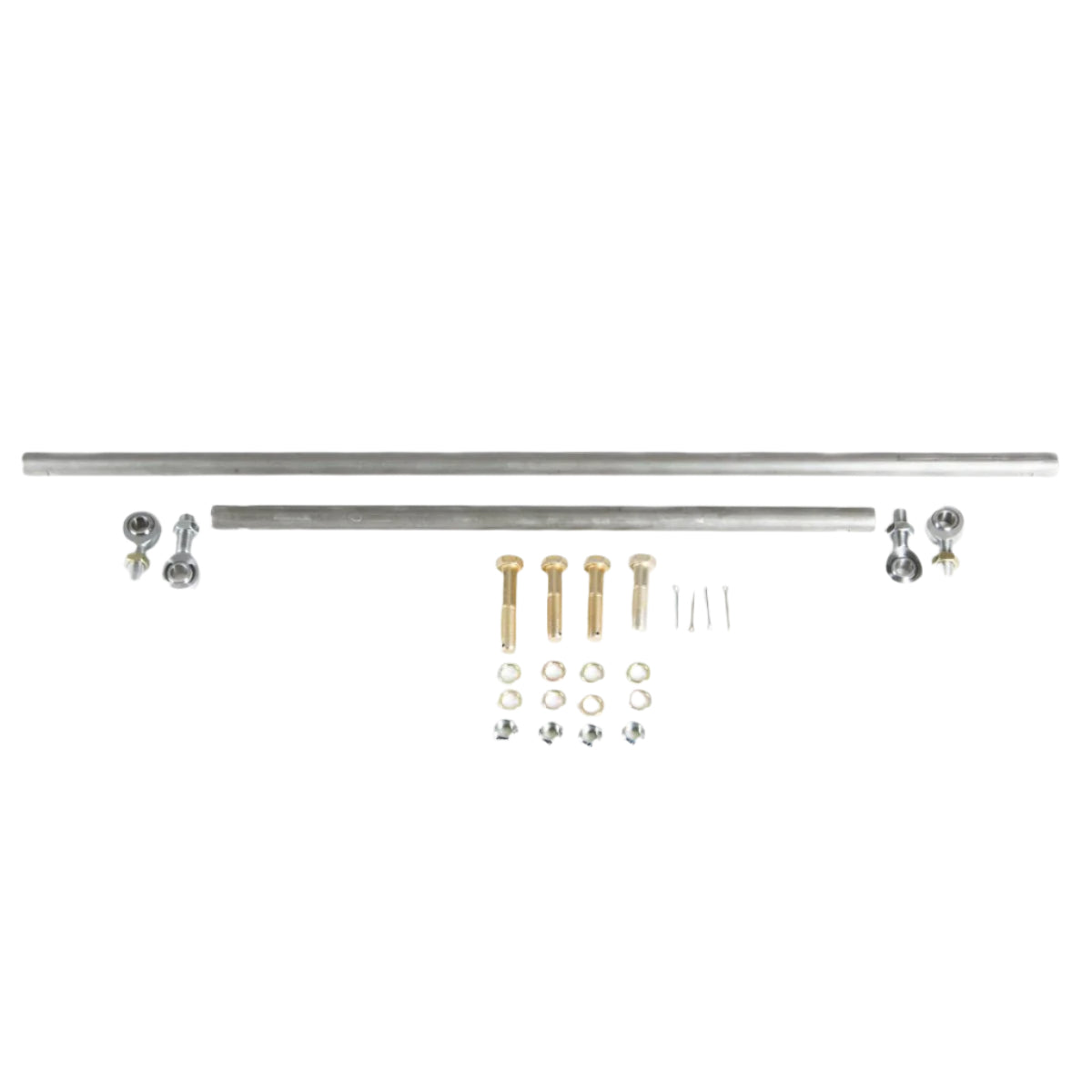 Steering link kit with tie rod, drag link, bolts, and hardware for Jeep Wrangler YJ 1987-95