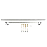 M.O.R.E. tie rod and drag link assembly for Jeep Wrangler YJ 1987-1995 spring over axle