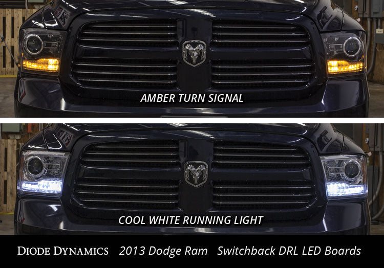 Diode Dynamics switchback LED boards for 2013-2018 Ram – color options