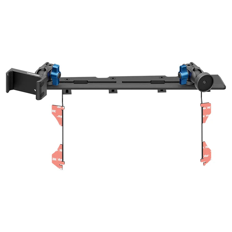 Toyota Tacoma phone dash mount bracket with adjustable holders and blue accents
