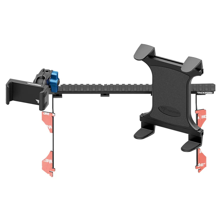 Tacoma dash bracket with phone and tablet mount for off-road vehicle interiors