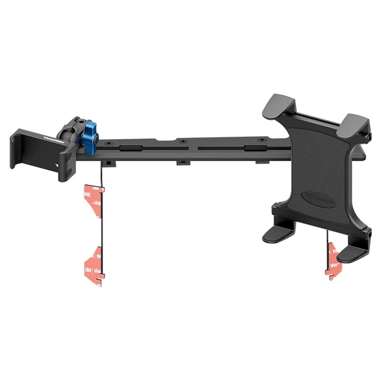 Toyota Tacoma phone and tablet dash mount bracket with blue adjustment knob