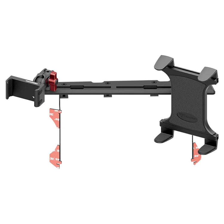 Dash bracket phone and tablet mount with red accents for Toyota Tacoma