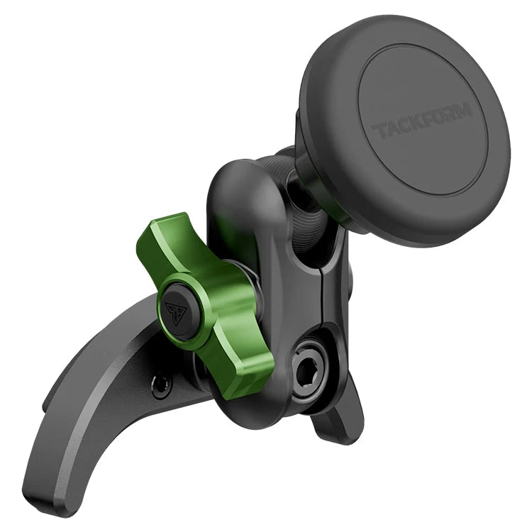 Magnetic phone holder vent mount for Toyota Tacoma or Tundra with green adjustment knob