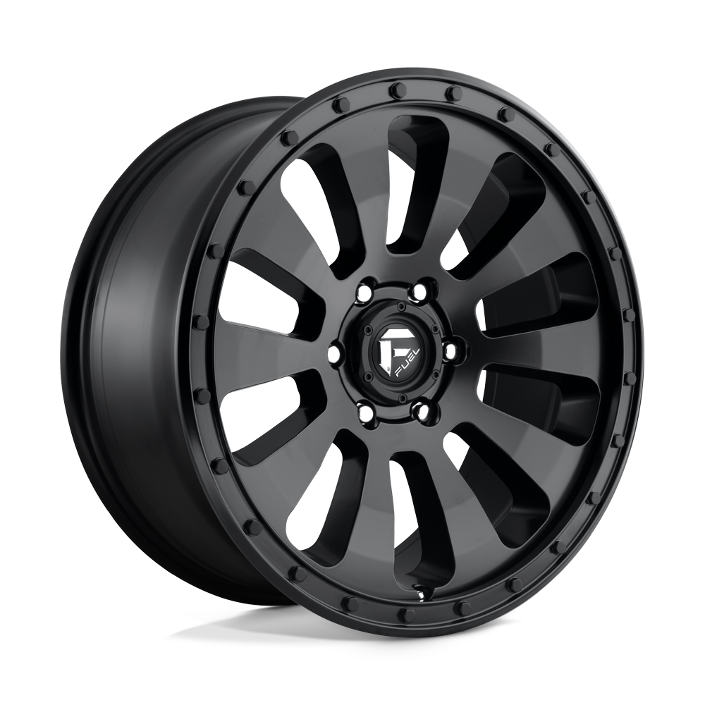 Fuel Tactic D630 Matte Black wheel, multiple bolt patterns