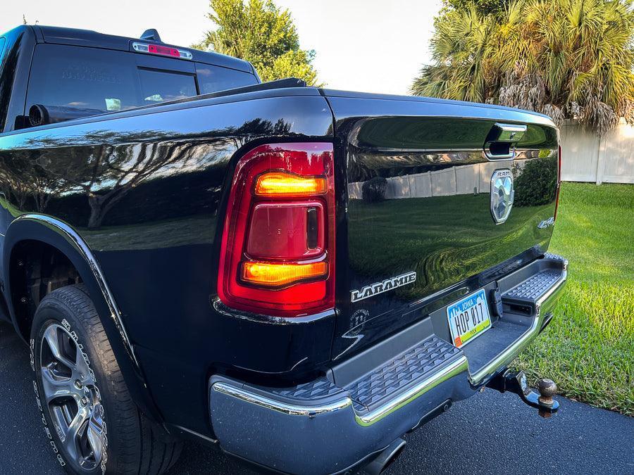 Tail Light Overlays - 2019-2022 RAM 1500 (w/ Blind Spot and Cross Path Detection)