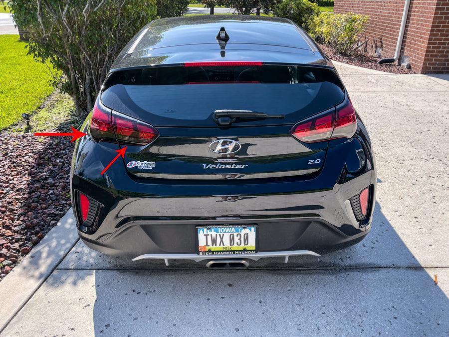 Taillight Overlays - 2018-2022 Hyundai Veloster