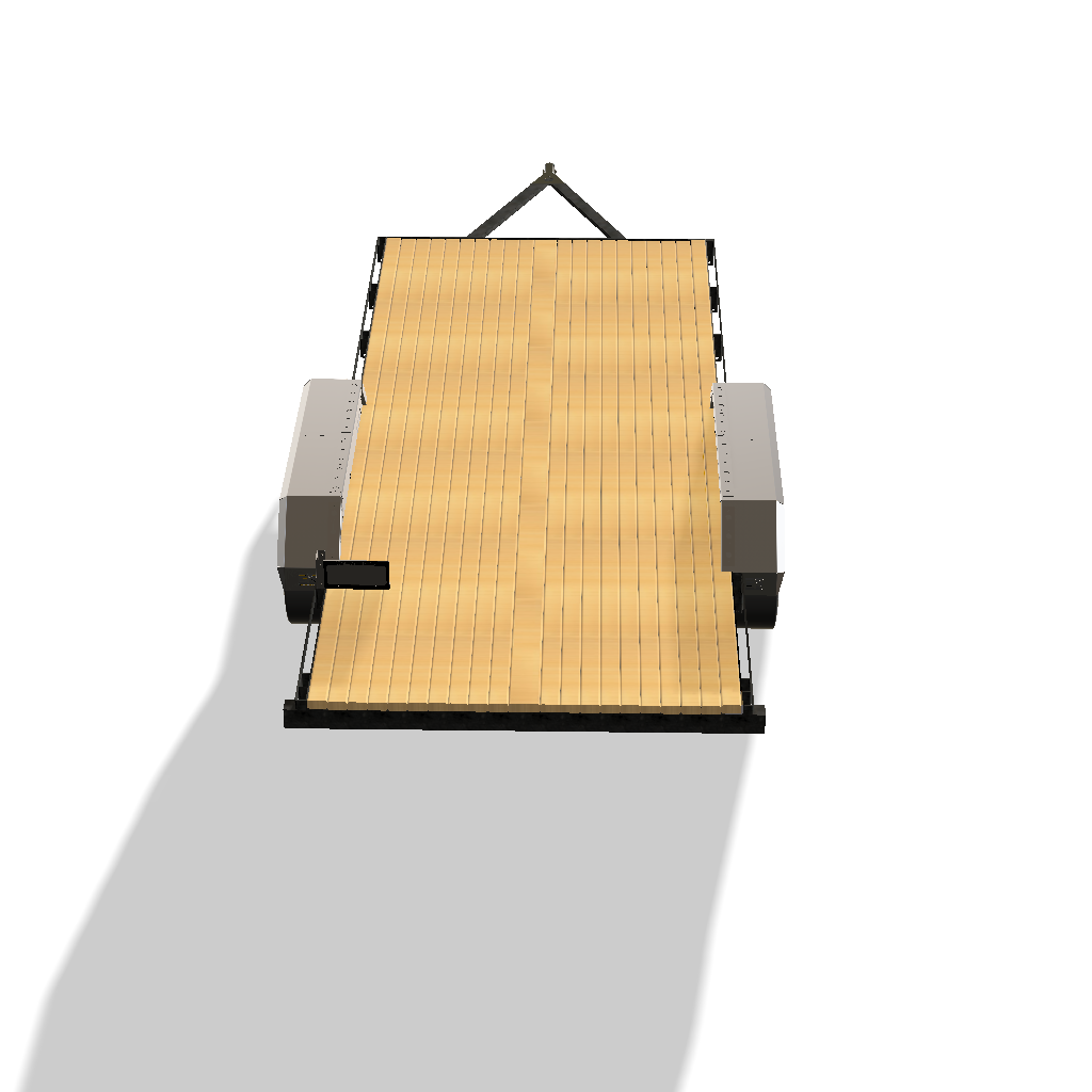 Heavy Duty Weld on DIY Drive Over Trailer Fender Kit Bare Steel - Pair