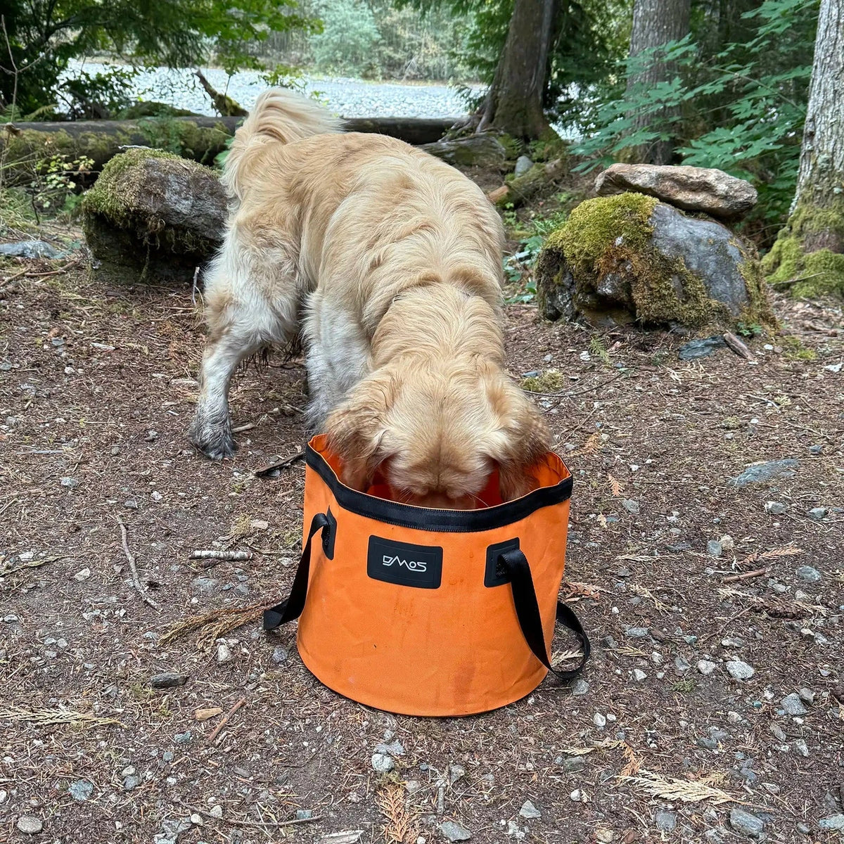 DMOS Ruck Bucket folding camping tote, universal fit