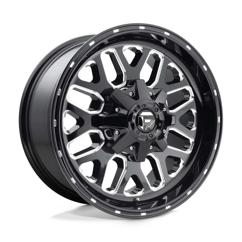 Fuel Titan D586 Gloss Black Milled wheel, universal fit