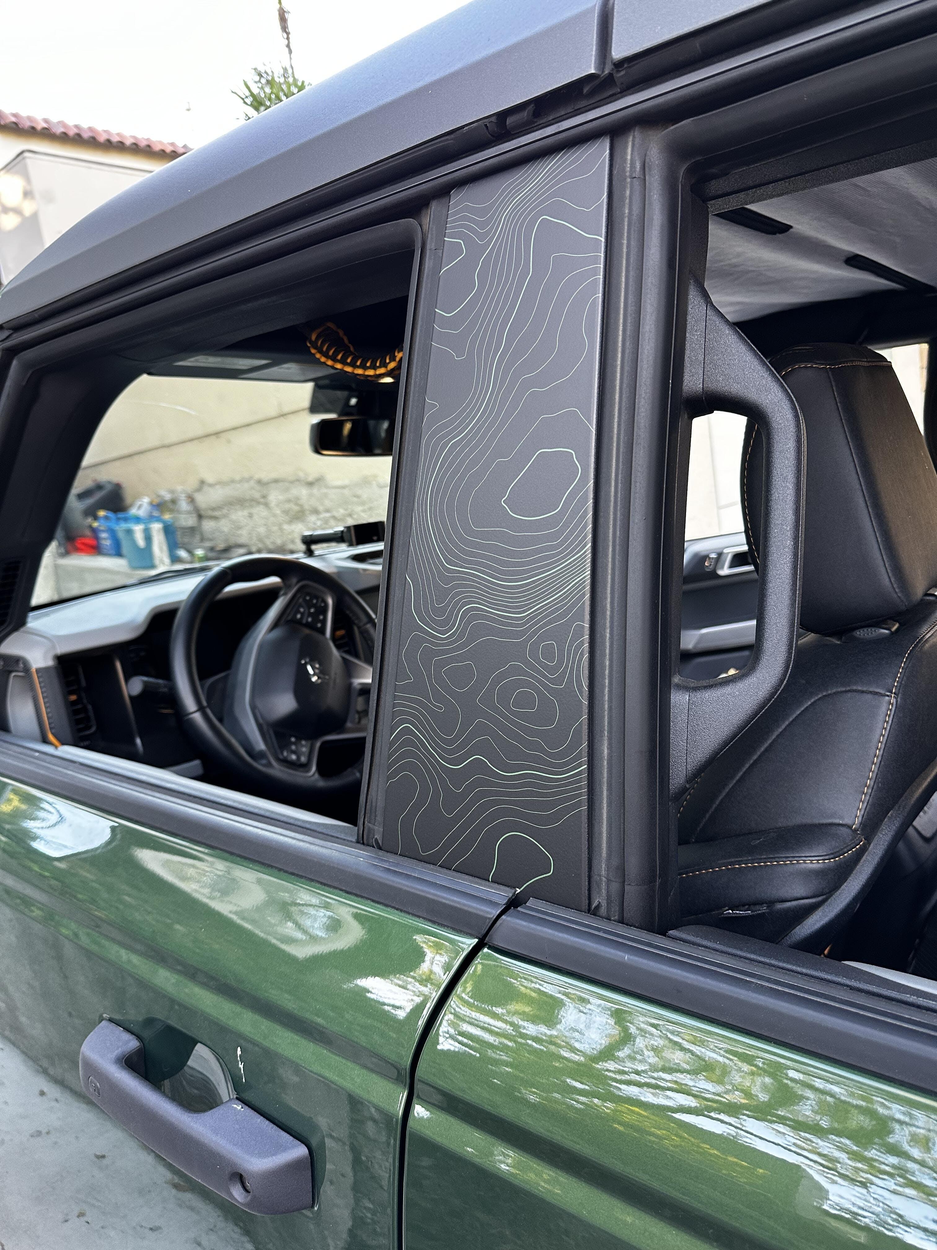 Topo B Pillar Protection Kit (Printed Series) - 2021+ Bronco