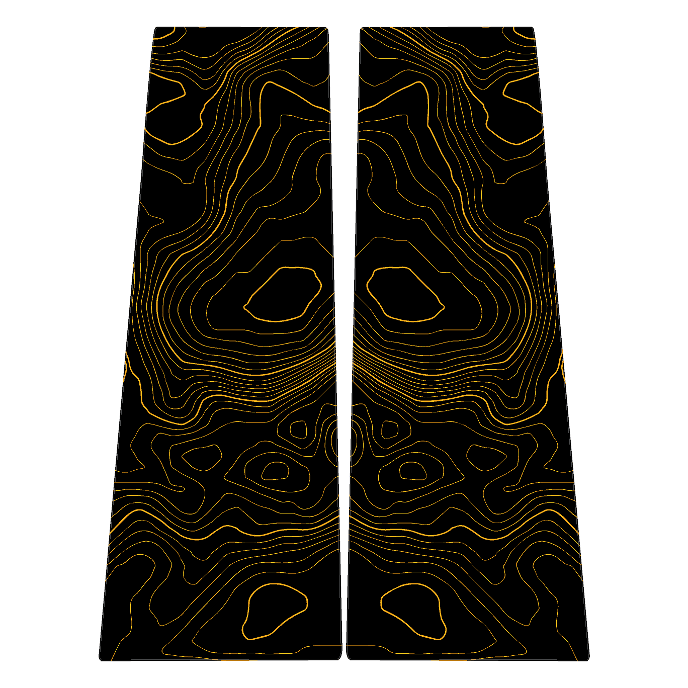 Topographic B Pillar Overlays - 2024+ Ranger