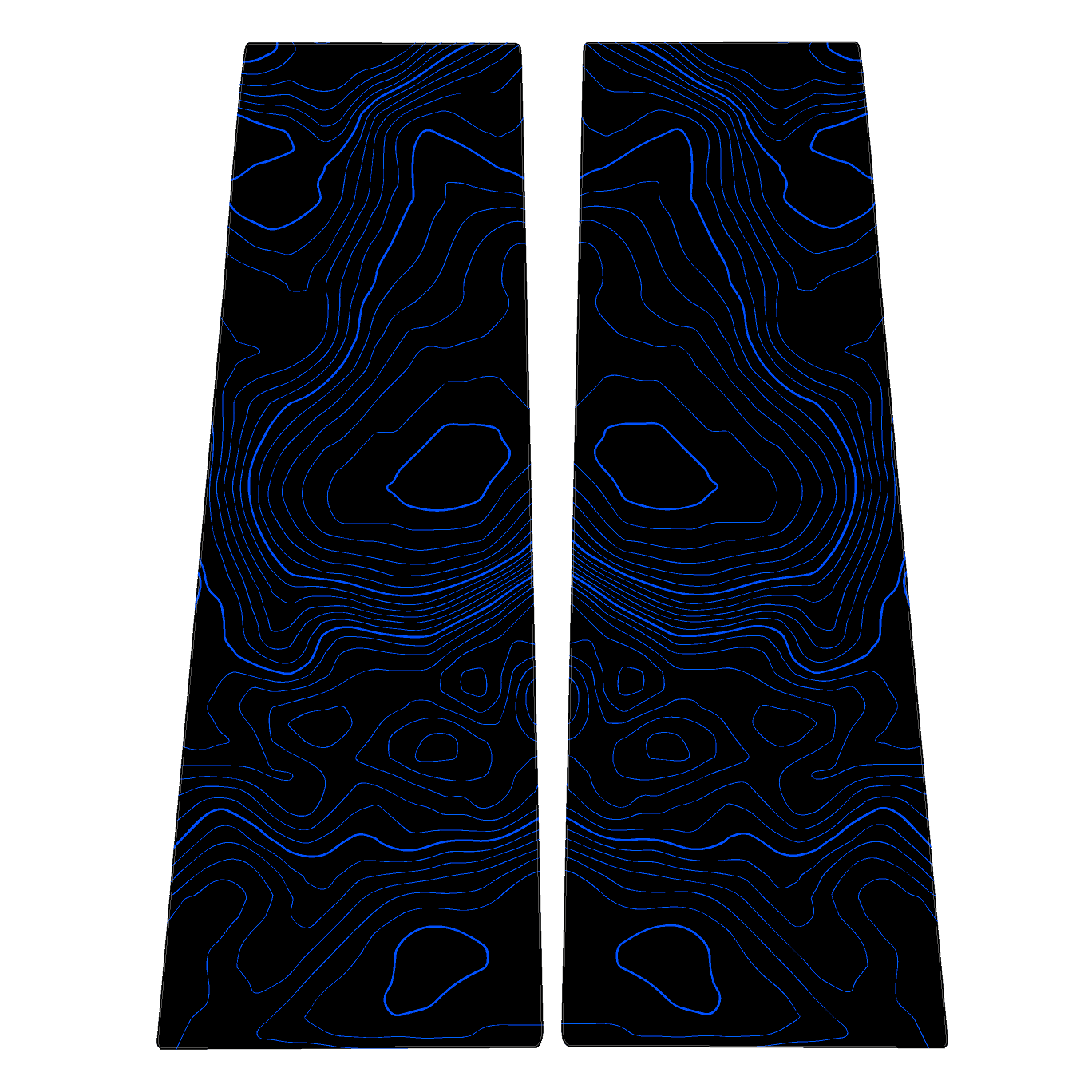 Topographic B Pillar Overlays - 2024+ Ranger