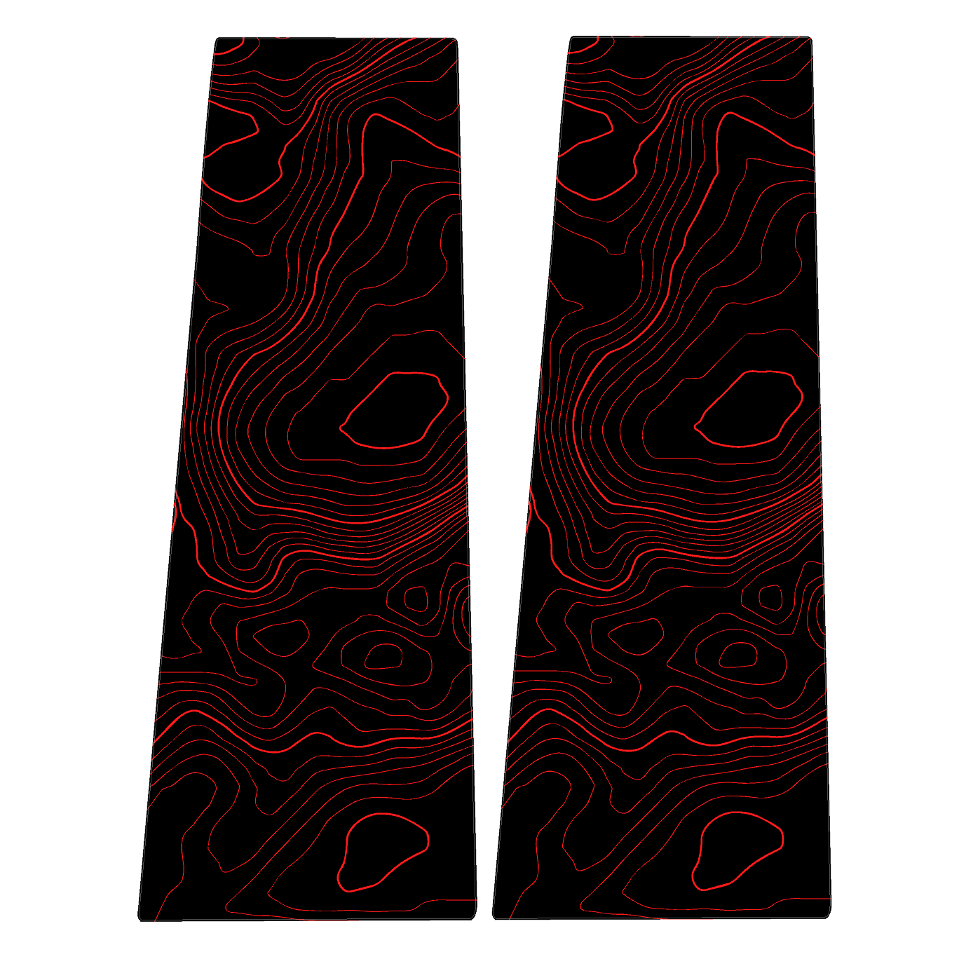 Topo B Pillar Protection Kit (Printed Series) - 2021+ Bronco