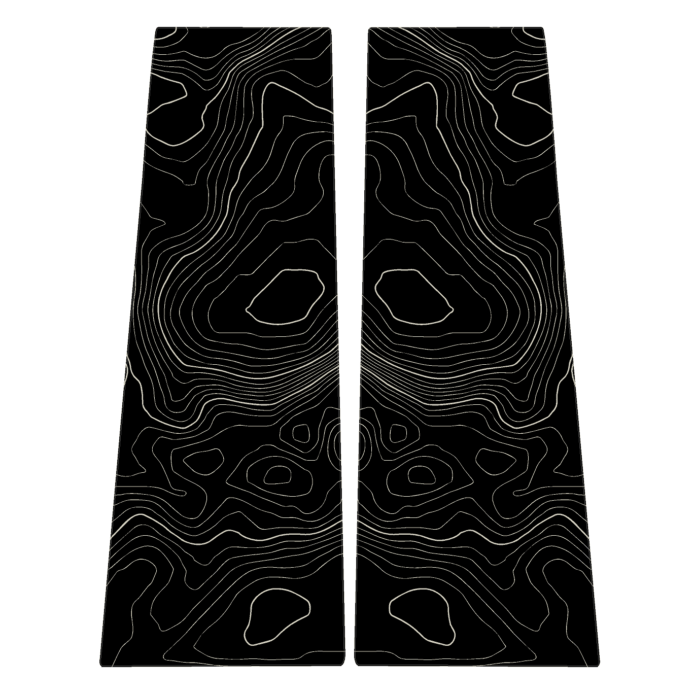 Topographic B Pillar Overlays - 2024+ Ranger